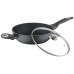 BLAUMANN Gray Granit Panvica hlboká s pokrievkou, 24 cm BL-1542N