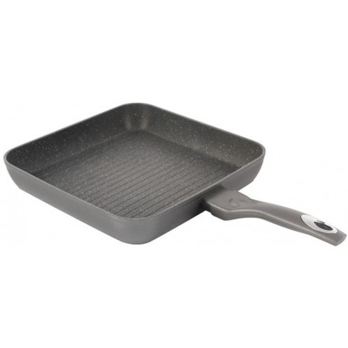 BLAUMANN Gray Granit Panvica grilovací 28 x 28 cm BL-1547 BLAUMANN Gray Granit Panvica grilovací 28 x 28 cm BL-1547