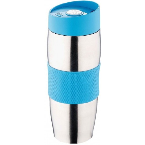 BLAUMANN Termohrnček cestovné 380 ml, modrý BL-1333modr BLAUMANN Termohrnček cestovné 380 ml, modrý BL-1333modr