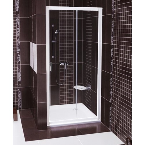 RAVAK BLIX BLDP2-100 sprchové dvere posuvné dvojdielne, white + Grape 0PVA0100ZG
