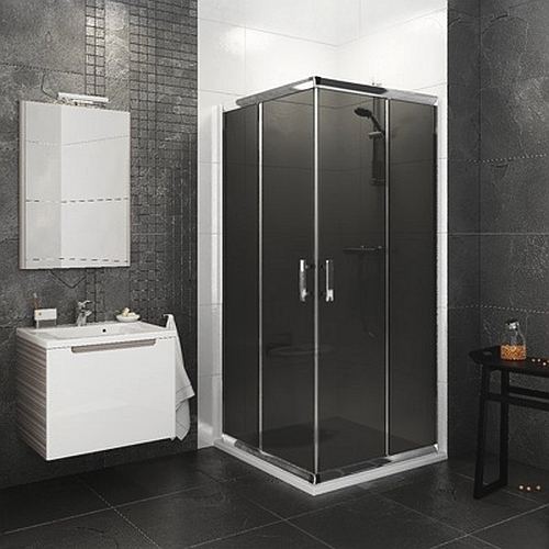 RAVAK Blix BLRV2-80 Sprchovací kút satin + Grafit 1LV40U00ZH RAVAK Blix BLRV2-80 Sprchovací kút satin + Grafit 1LV40U00ZH