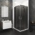 RAVAK Blix BLRV2-80 Sprchovací kút satin + Grafit 1LV40U00ZH