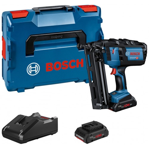 BOSCH GNH 18V-64 M Klincovačka, 2xProCORE18V 4.0Ah, GAL 18V-40 0601481003