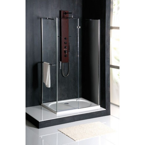 POLYSAN VITRA LINE bočná stena 850mm, ľavá, číre sklo