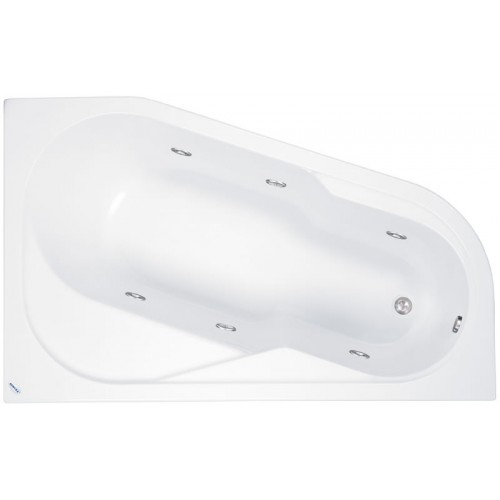 TEIKO Vaňa Boda P rohová 160 x 100 cm - HTP systém ECO HYDRO, pravá V210160R04T01211