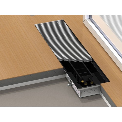 Boki Podlahový konvektor bez ventilátora 800 x 290 x 110 mm pozink FMK-29-080-11-01