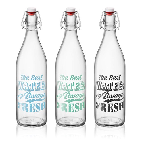 BORMIOLI GIARA Fľaša sklenená 1 l, assort 05666260-A