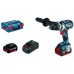 BOSCH GSR 18V-85 C Professional Aku vŕtací skrutkovač, 2x Aku 5,0Ah, L-Boxx 06019G0100