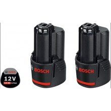 BOSCH 2 x GBA 12 V 3.0 Ah Professional Akumulátor 1600A00X7D