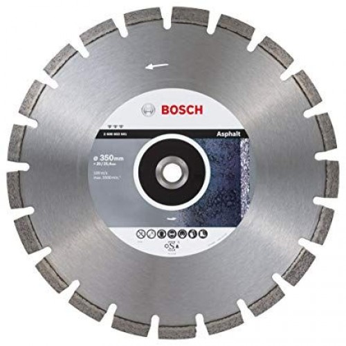 BOSCH Best for Asphalt Diamantový deliaci kotúč, 350 x 20 / 25,40 x 3,2 x 12 mm 2608603641