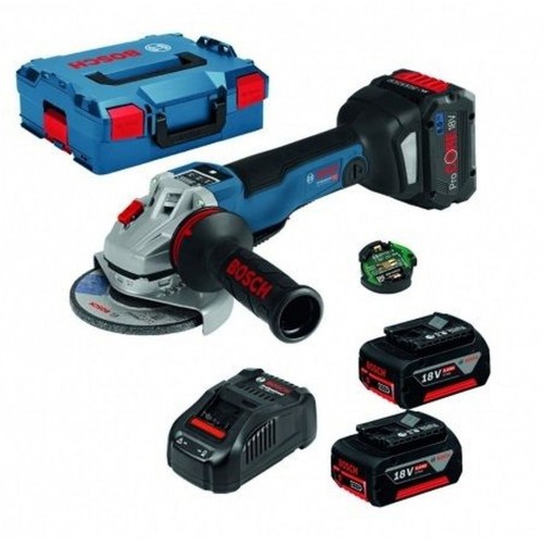 BOSCH GWS 18V-10 PSC Akumulátorová uhlová brúska, 2x 5,0Ah 06019G3F0D