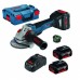 BOSCH GWS 18V-10 PSC Akumulátorová uhlová brúska, 2x 5,0Ah 06019G3F0D