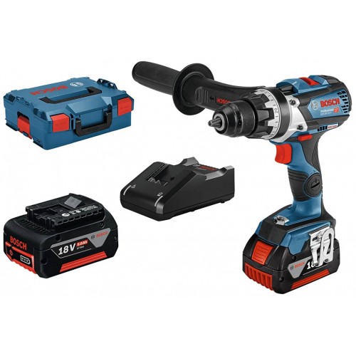 BOSCH GSR 18V-110 C Akumulátorový vŕtací skrutkovač, 2x 5,0Ah 06019G010C