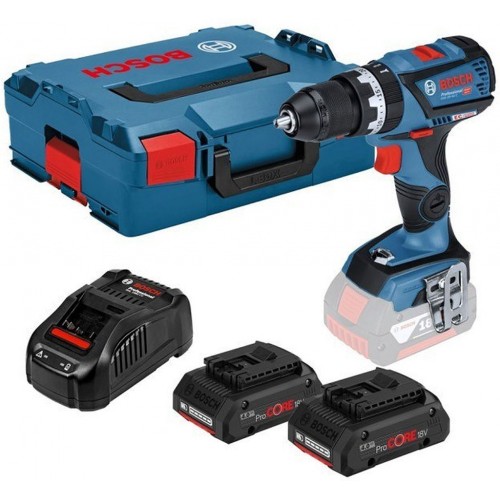 BOSCH GSR 18V-50 Akumulátorový vŕtací skrutkovač, 18V, 2x 5,0 Ah. 06019H5001