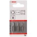 BOSCH Extra-Hart Skrutkovacie bit zvlášť tvrdý, T15, 25 mm, 3ks 2607001607