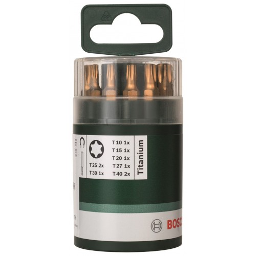 BOSCH 10dílná sada titánových skrutkovacích bitov 2609255979 BOSCH 10dílná sada titánových skrutkovacích bitov 2609255979