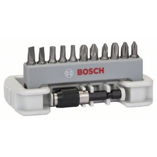BOSCH 11 dielna sada skrutkovacích bitov vrátane držiaku bitov 2608522130