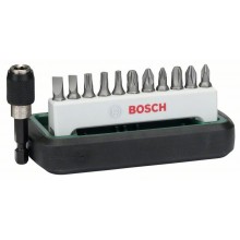 BOSCH 12dielna sada štandardných skrutkovacích bitov, zmiešaná (S, PH, PZ, T) 2608255994