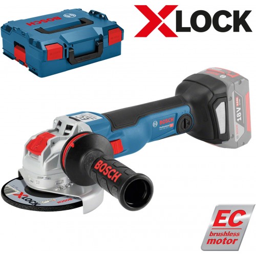 BOSCH GWX 18V-10 C Professional Aku uhlová brúska s X-LOCK, 125 mm, bez aku 06017B0200