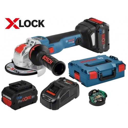 BOSCH GWX 18V-10 SC Professional Aku uhlová brúska 2x 18V 8.0Ah, X-LOCK, 125mm 06017B0401 BOSCH GWX 18V-10 SC Professional Aku uhlová brúska 2x 18V 8.0Ah, X-LOCK, 125mm 06017B0401