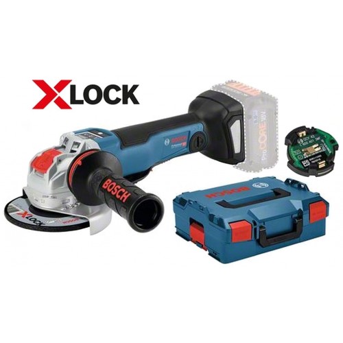 BAZÁR BOSCH GWX 18V-10 PSC Aku uhlová brúska s X-LOCK, 125mm, bez aku 06017B0800 POŠKODENÉ