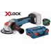 BAZÁR BOSCH GWX 18V-10 PSC Aku uhlová brúska s X-LOCK, 125mm, bez aku 06017B0800 POŠKODENÉ