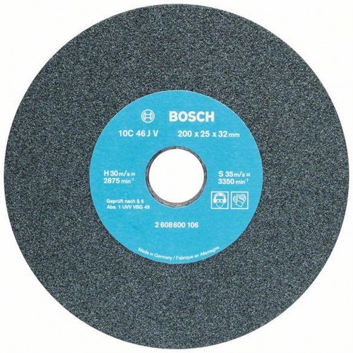 BOSCH Brúsny kotúč pre dvojkotúčovú brúsku, 200mm, 32mm, 46 2608600106