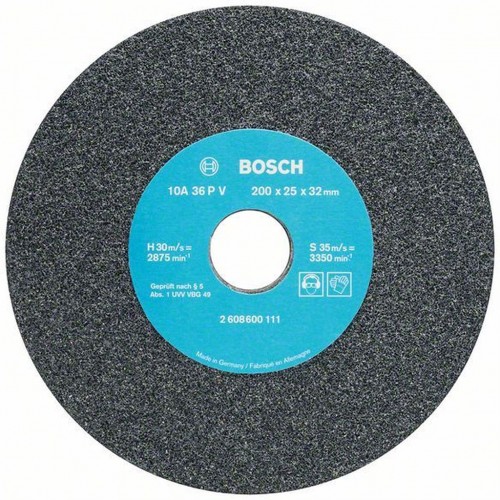 BOSCH Brúsny kotúč pre dvojkotúčovú brúsku, 200mm, 32mm, 36 2608600111 BOSCH Brúsny kotúč pre dvojkotúčovú brúsku, 200mm, 32mm, 36 2608600111