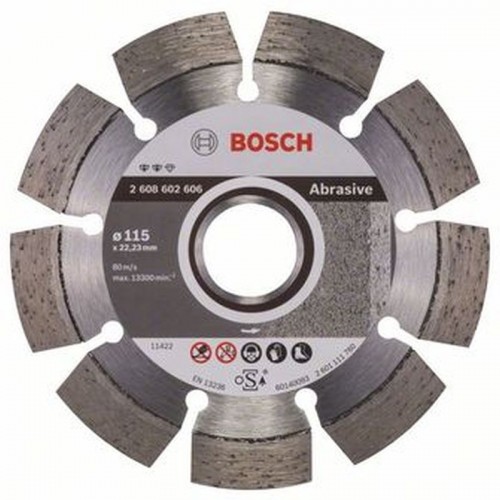 BOSCH Expert for Abrasive Diamantový deliaci kotúč, 115 x 22,23 x 2,2 x 12 mm 2608602606