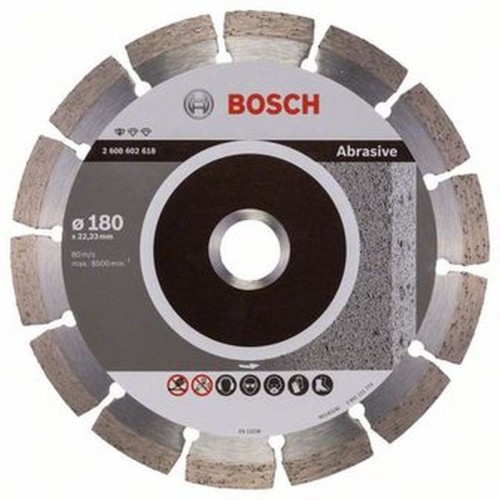 BOSCH Standard for Abrasive Diamantový deliaci kotúč, 180 x 22,23 x 2 x 10mm 2608602618 BOSCH Standard for Abrasive Diamantový deliaci kotúč, 180 x 22,23 x 2 x 10mm 2608602618