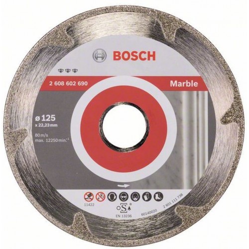 BOSCH Best for Marble Diamantový deliaci kotúč, 125 x 22,23 x 2,2 x 3 mm 2608602690