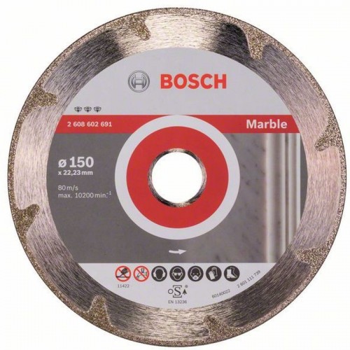 BOSCH Best for Marble Diamantový deliaci kotúč, 150 x 22,23 x 2,2 x 3 mm 2608602691