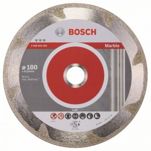 BOSCH Best for Marble Diamantový deliaci kotúč, 180 x 22,23 x 2,2 x 3 mm 2608602692