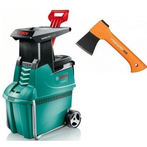 BOSCH AXT 25 TC Drvič konárov + Sekera Fiskars X5 0600803309