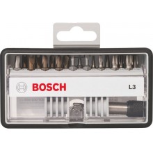 BOSCH 18+1 dielna sada skrutkovacích bitov Robust Line, L Extra-Hart 2607002569