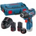 BOSCH GDR 12V-110 Akumulátorový rázový utahovák, 12V, 2 x 3.0 Ah 06019E0005