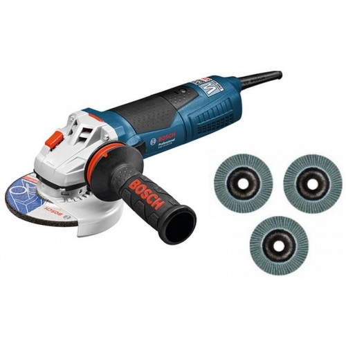 BOSCH GWS 19-125 CIE Silná uhlová brúska + 3 × brúsny kotúč, 060179P001
