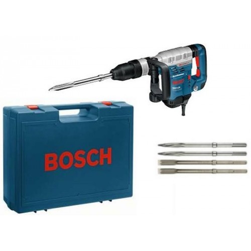 BOSCH GSH 5 CE Professional sekacie kladivo s SDS-max + 2 × špiciak + 2 × plochý sekáč 0.6