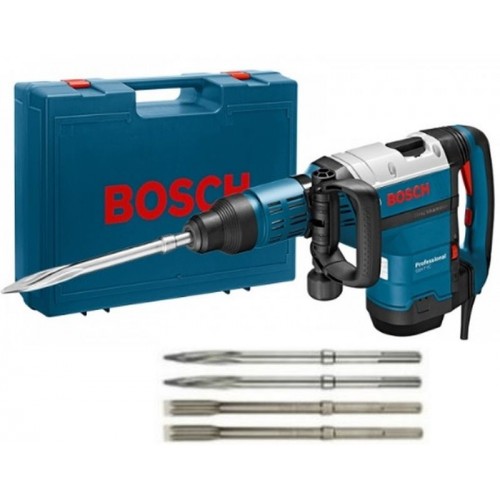 BOSCH GSH 7 VC Professional sekacie kladivo s SDS-max + 2 × špiciak + 2 × plochý sekáč 0.6