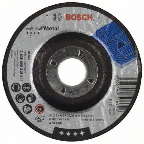 BOSCH Expert for Metal Hrubovací kotúč profilovaný 115x22,23x6 mm 2608600218