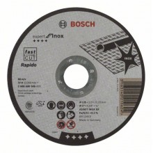 BOSCH Expert for Inox Rapido Deliaci kotúč rovný, 125 mm, 1,0 mm 2608600549