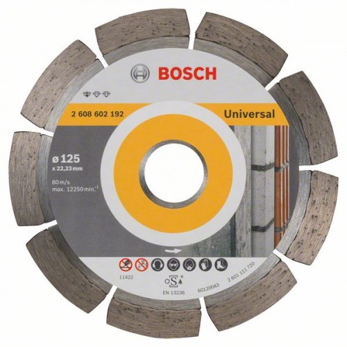 BOSCH Diamantový deliaci kotúč Standard for Universal 125x22,23mm 2.608.602.192