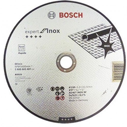 BOSCH Expert for Inox - Rapido Deliaci kotúč rovný, 230x22,23x1,9 mm 2608603407