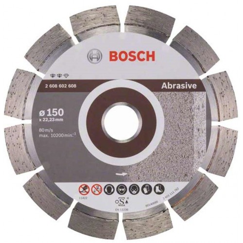 BOSCH Expert for Abrasive Diamantový deliaci kotúč, 150 x 22,23 x 2,4 x 12mm 2608602608 BOSCH Expert for Abrasive Diamantový deliaci kotúč, 150 x 22,23 x 2,4 x 12mm 2608602608