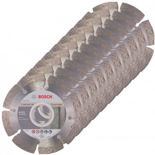 BOSCH Standard for Concrete Diamantový deliaci kotúč, 125x22,23x1,6x10mm, 10ks 2608603240