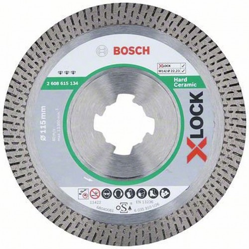 BOSCH Best for Hard Ceramic systému X-LOCK, Diamantový rezný kotúč, 115mm 2608615134 BOSCH Best for Hard Ceramic systému X-LOCK, Diamantový rezný kotúč, 115mm 2608615134