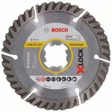 BOSCH X-LOCK Standard for Universal Rezný kotúč, 115×22,23×2×10mm 2608615165