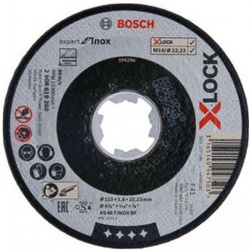 BOSCH X-LOCK Expert for Metal Plochý rezný kotúč, 115 × 1,6 × 22,23mm 2608619260