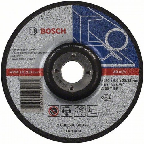 BOSCH Expert for Metal Hrubovací kotúč profilovaný, 150x22,23x6mm 2608600389