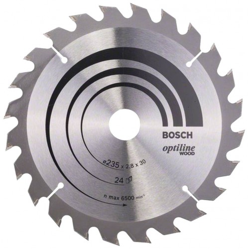 BOSCH Pílový kotúč Optiline Wood, 235 x 2,8/1,8 mm, 2608640725